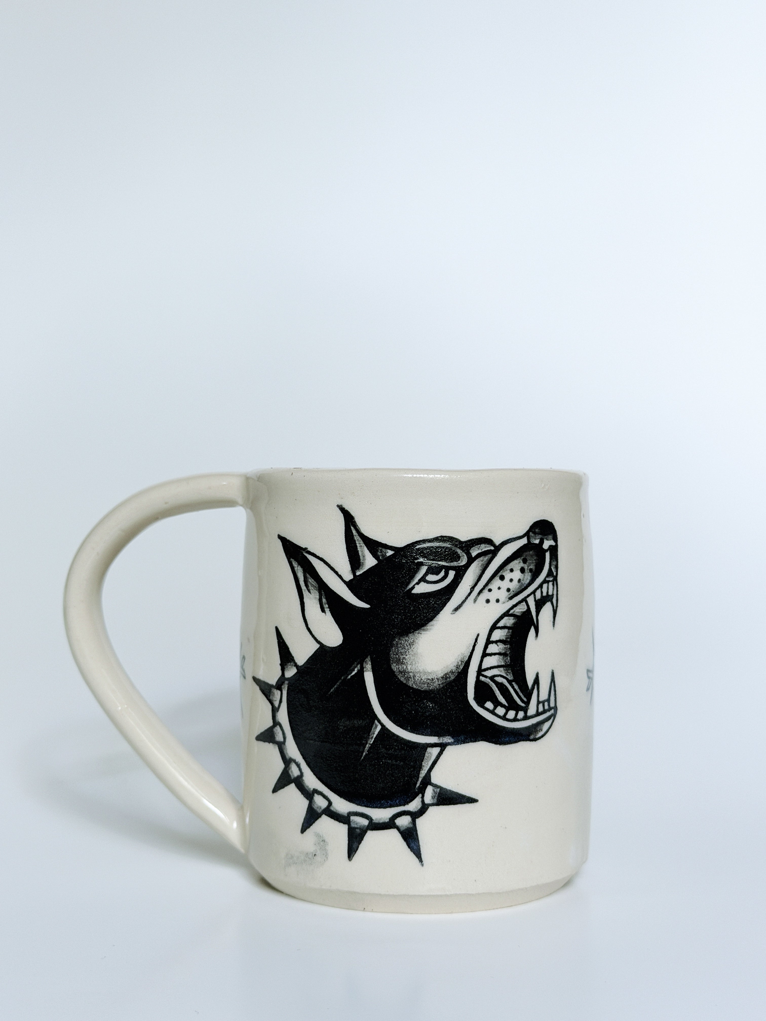 Doberman Tattoo Mug Seconds
