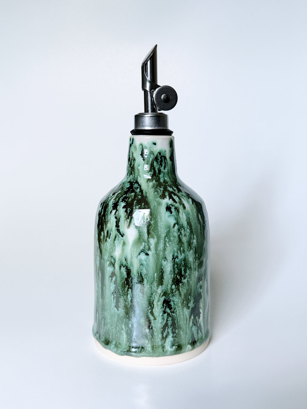 Olive Oil Cruet- Green