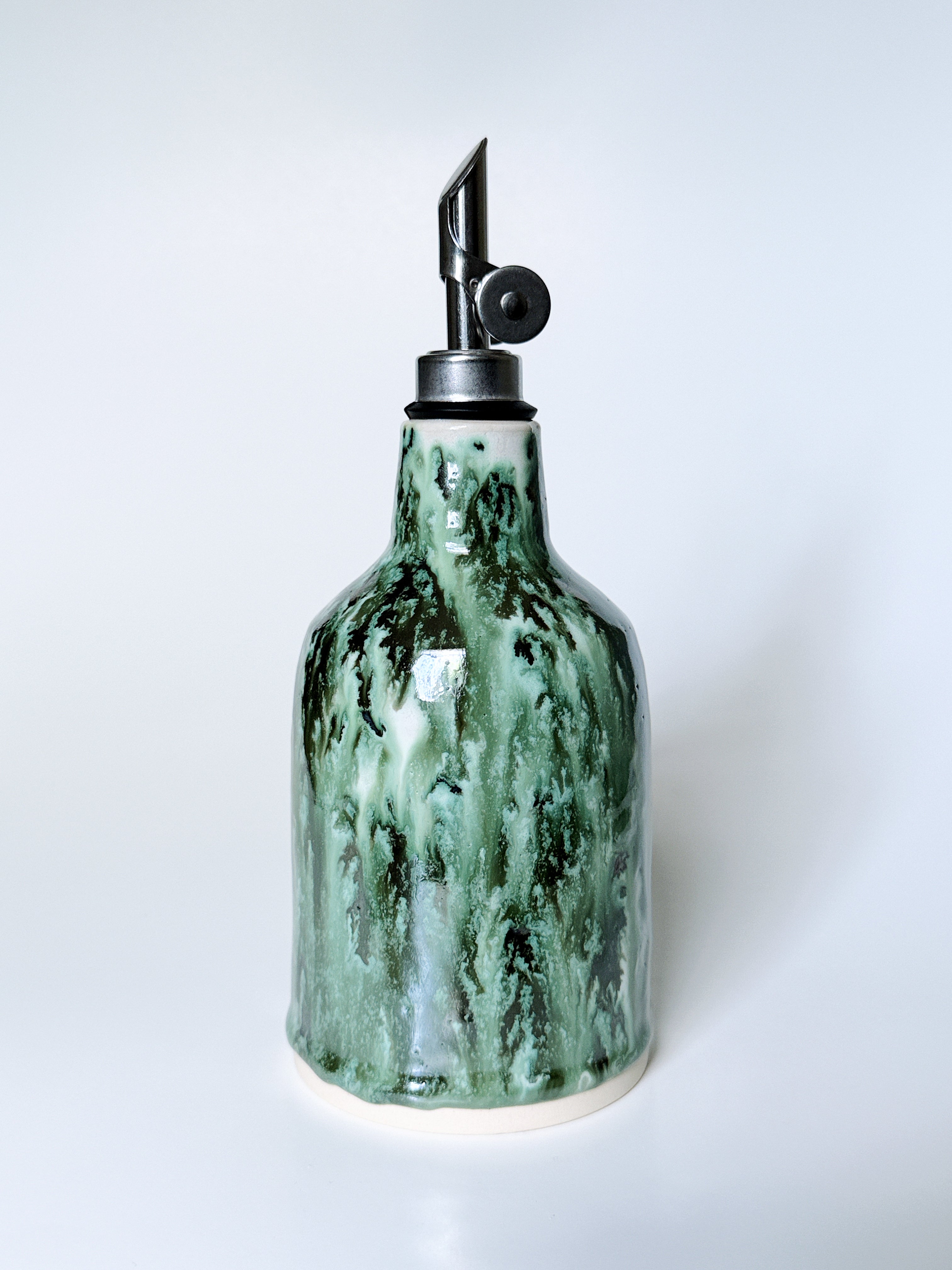 Olive Oil Cruet- Green