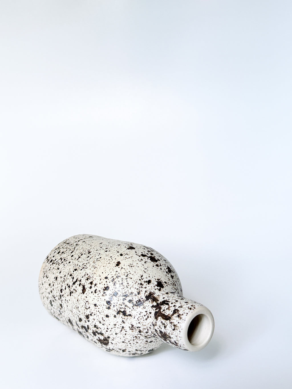 Olive Oil Cruet- Brown Speckle