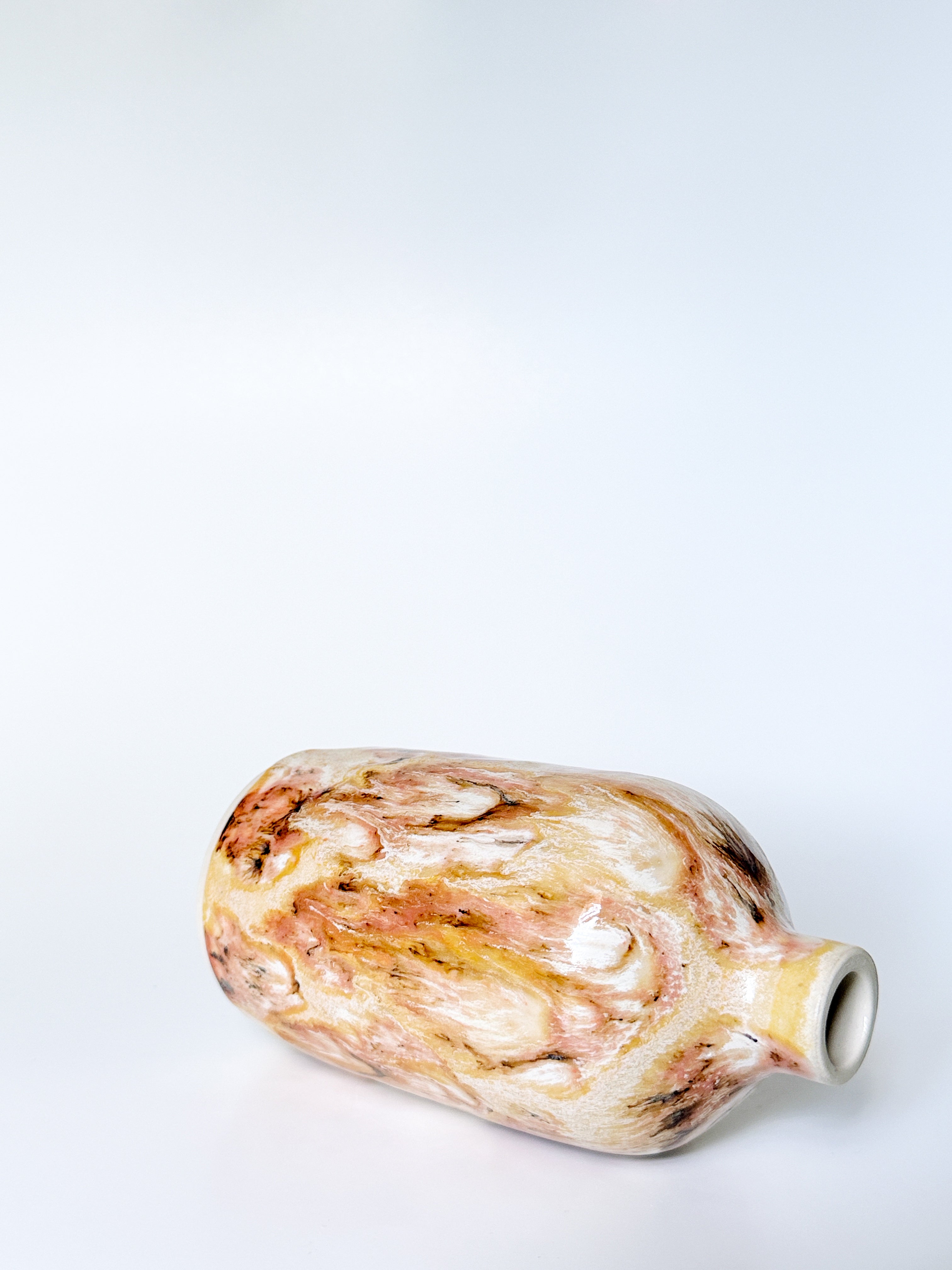 Olive Oil Cruet- Pink and Yellow
