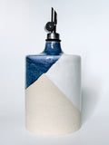 Olive Oil Cruet- Blue and White