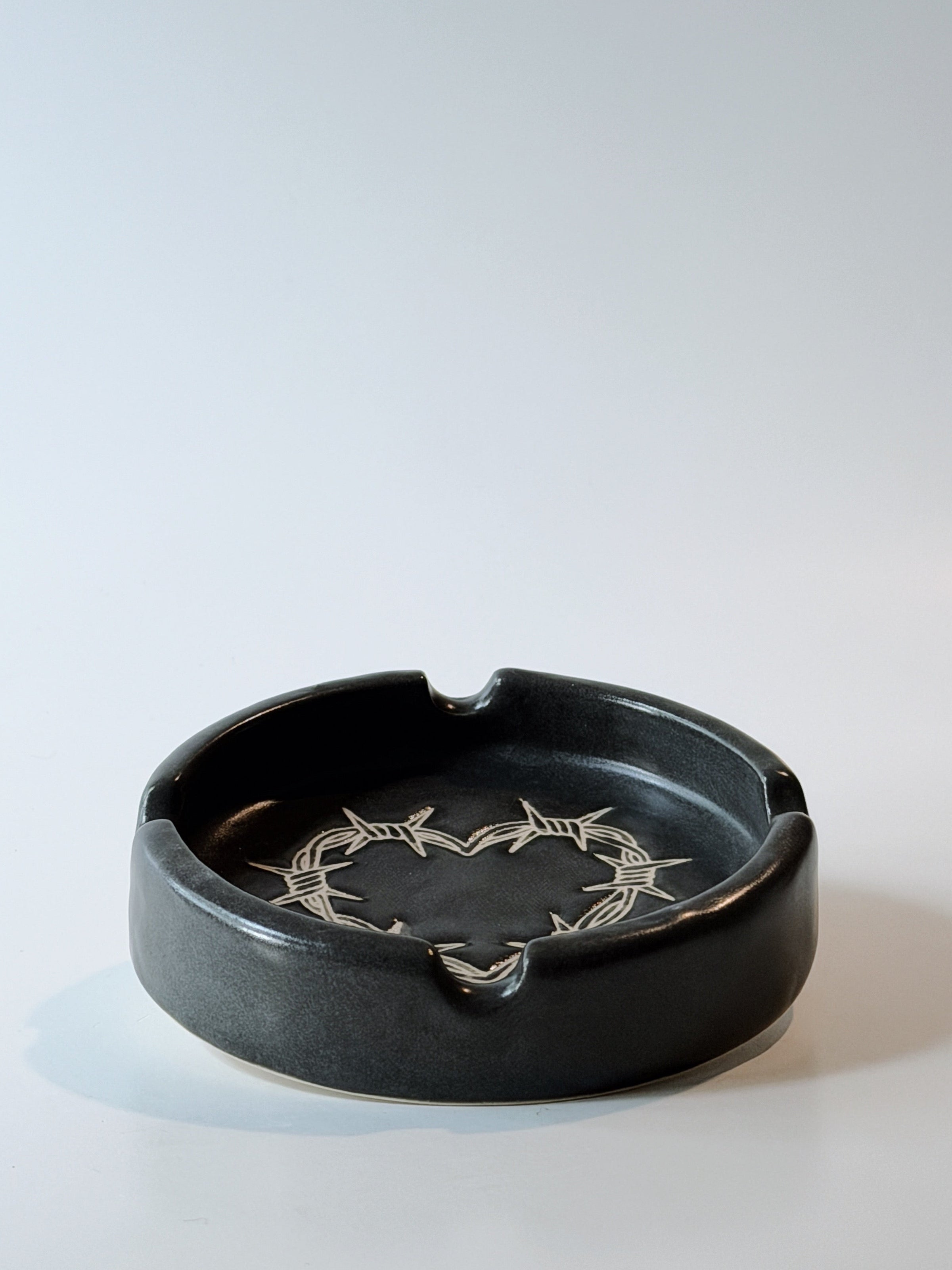 Barb Heart Ashtray