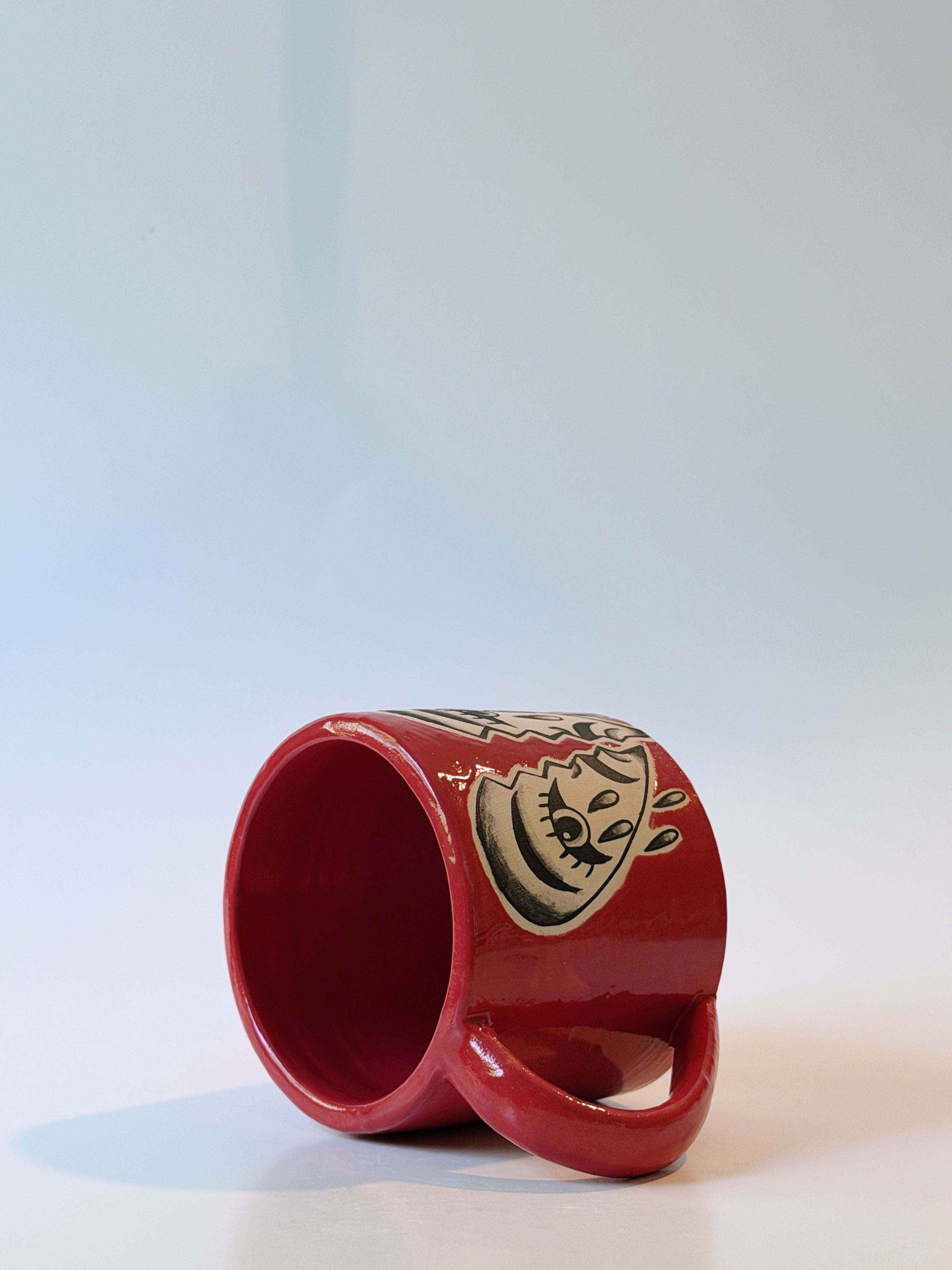 Broken Grimm Heart Tattoo Mug