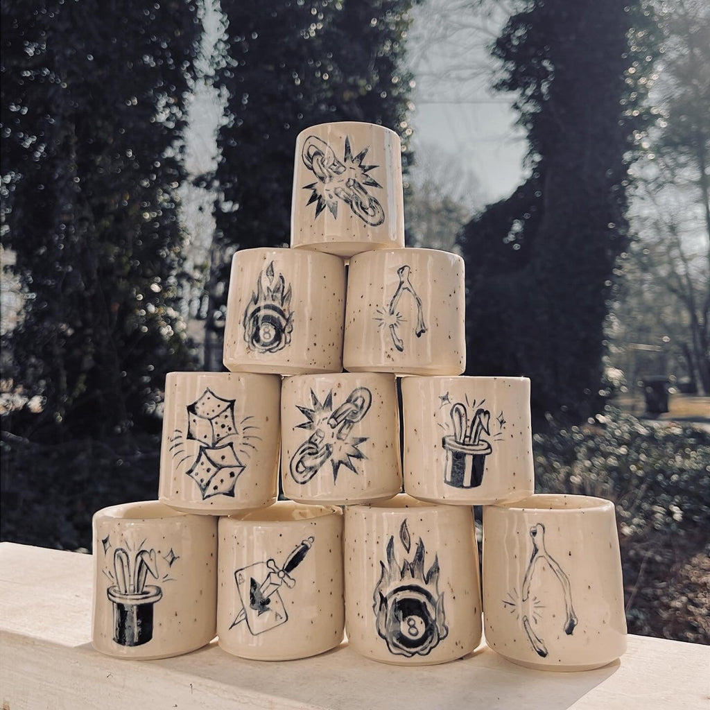Tattoo Flash Shotglasses