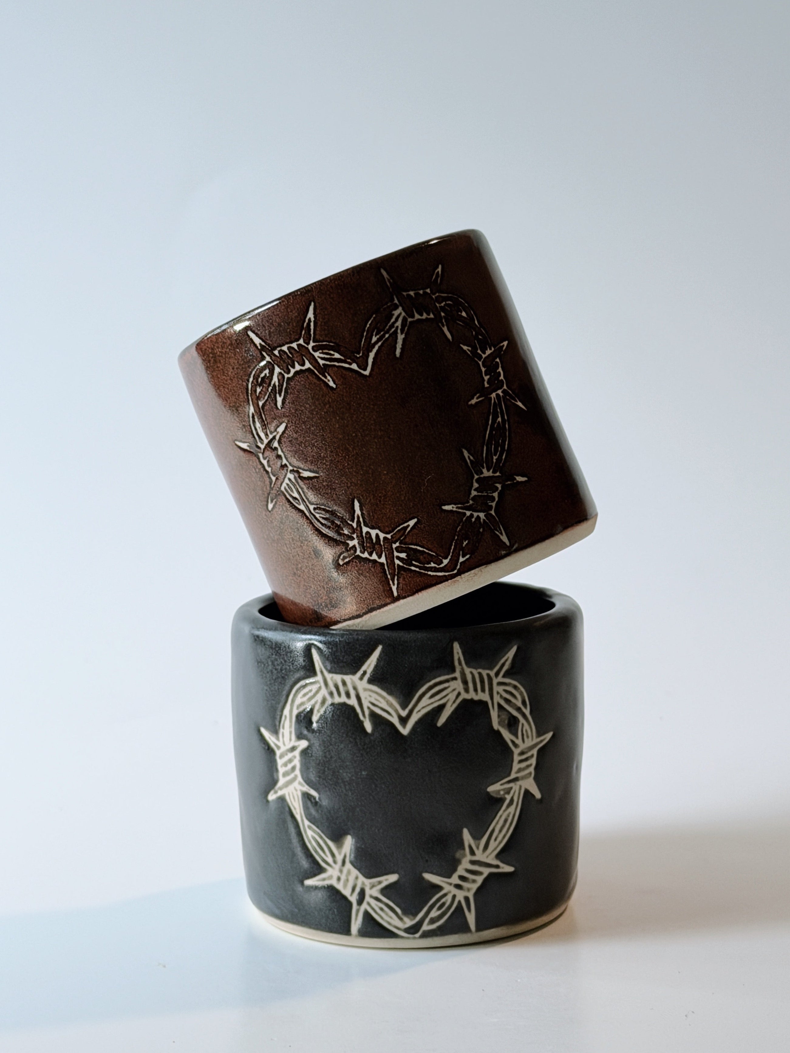 Barb Heart Espresso Cup