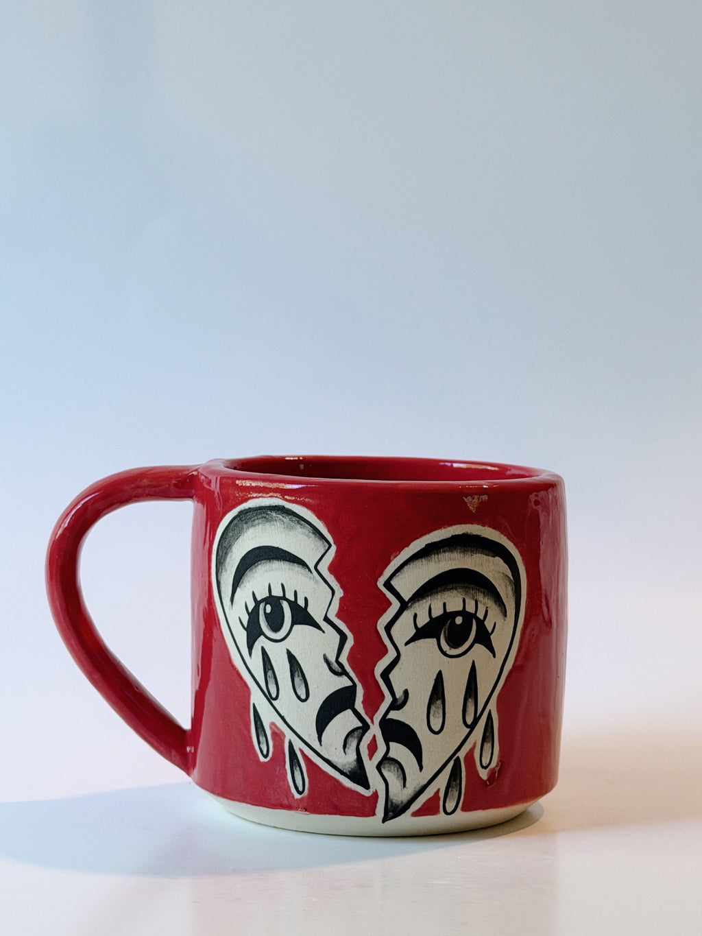 Broken Grimm Heart Tattoo Mug