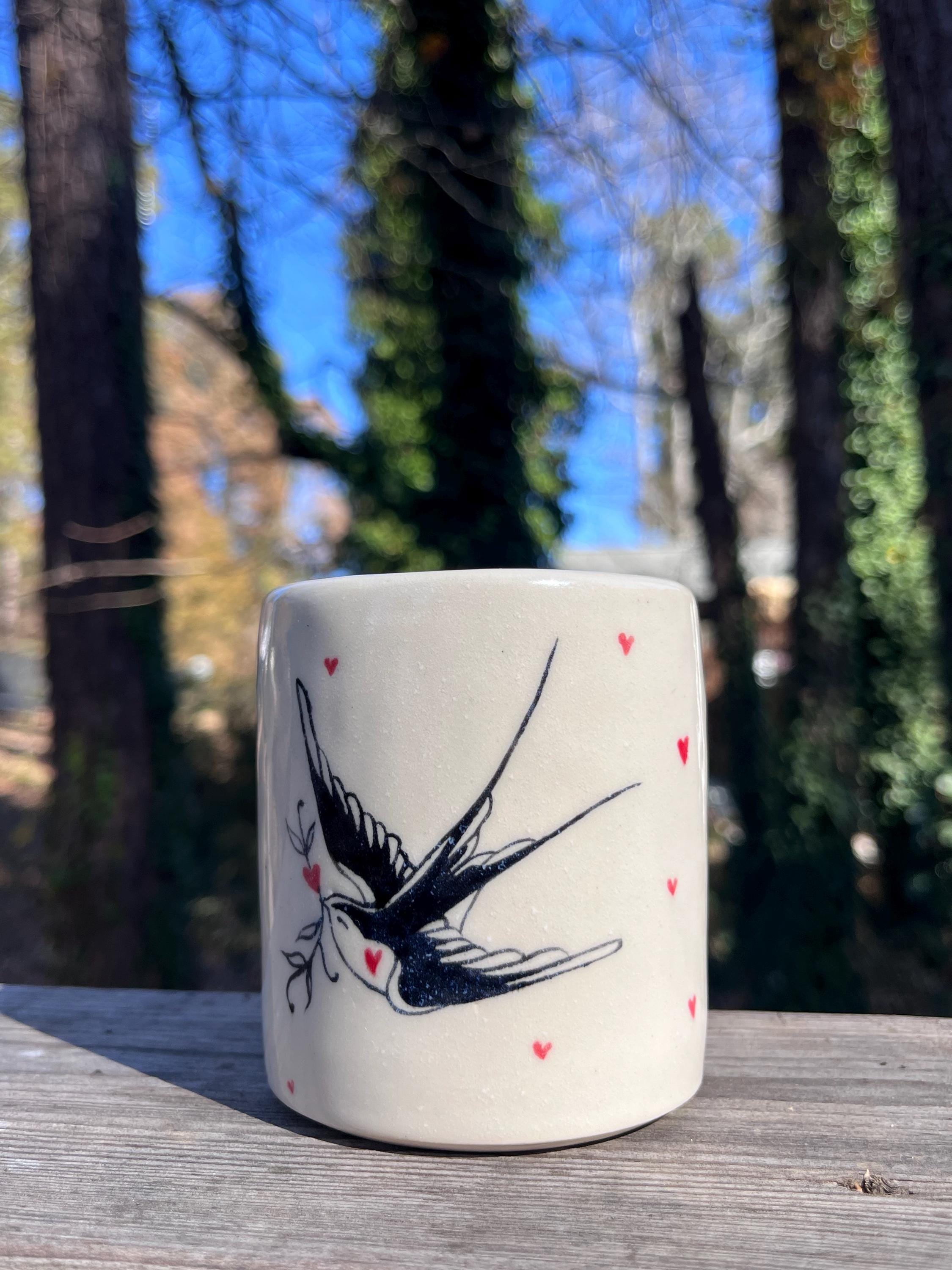 Sparrow Tattoo Mug