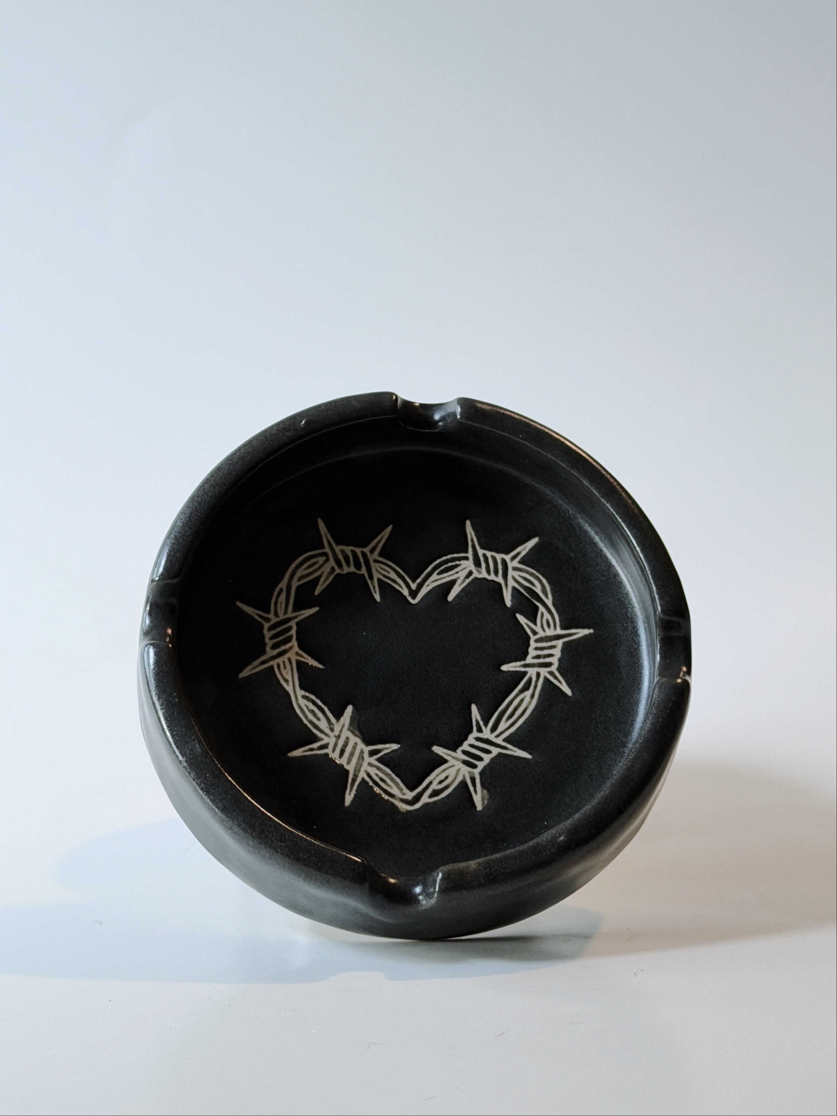 Barb Heart Ashtray