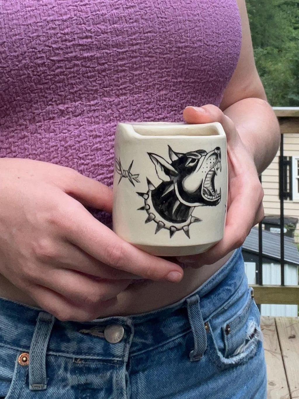 Doberman Tattoo Mug