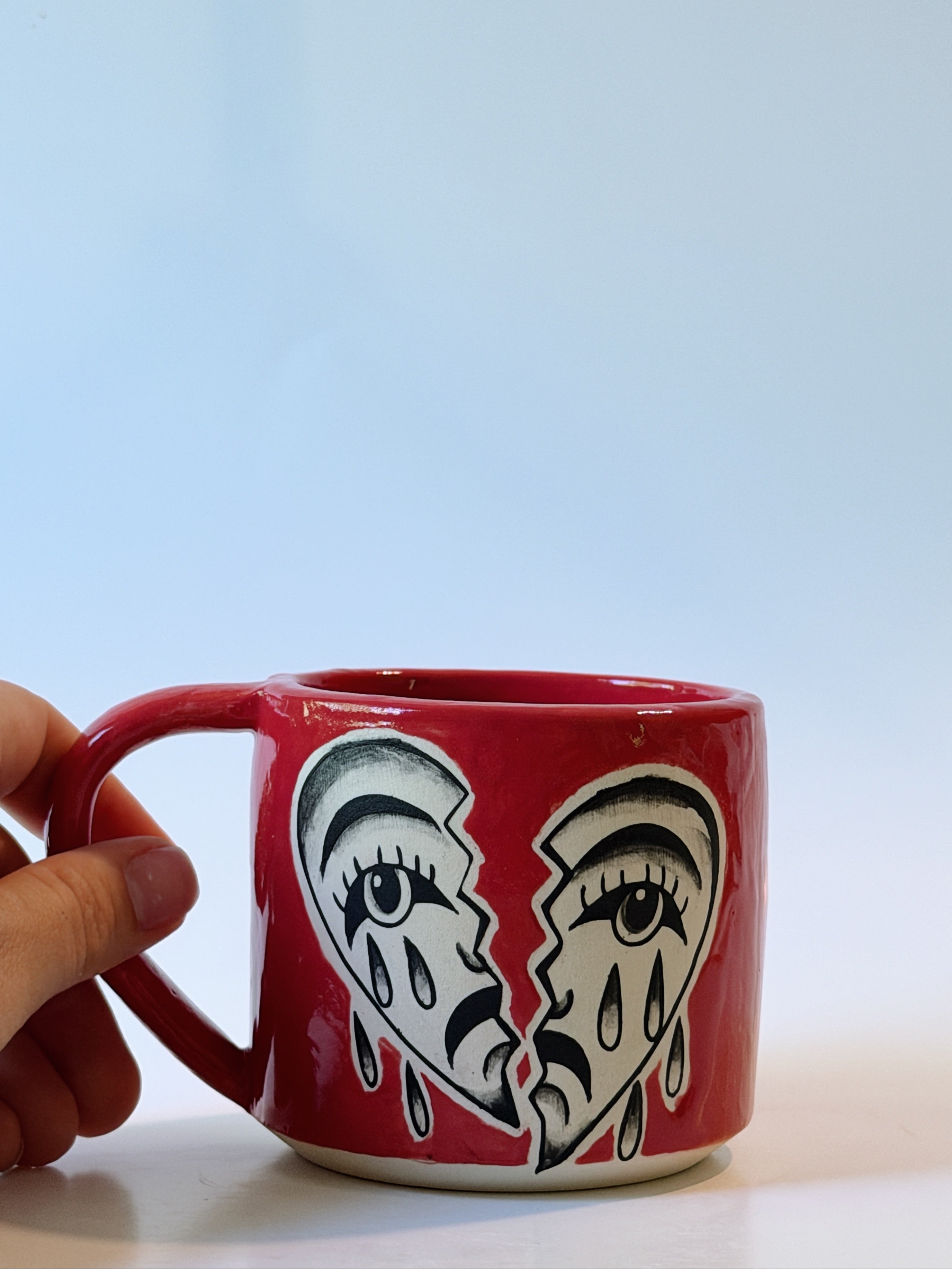 Broken Grimm Heart Tattoo Mug