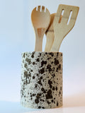 Brown Speckle Utensil Holder