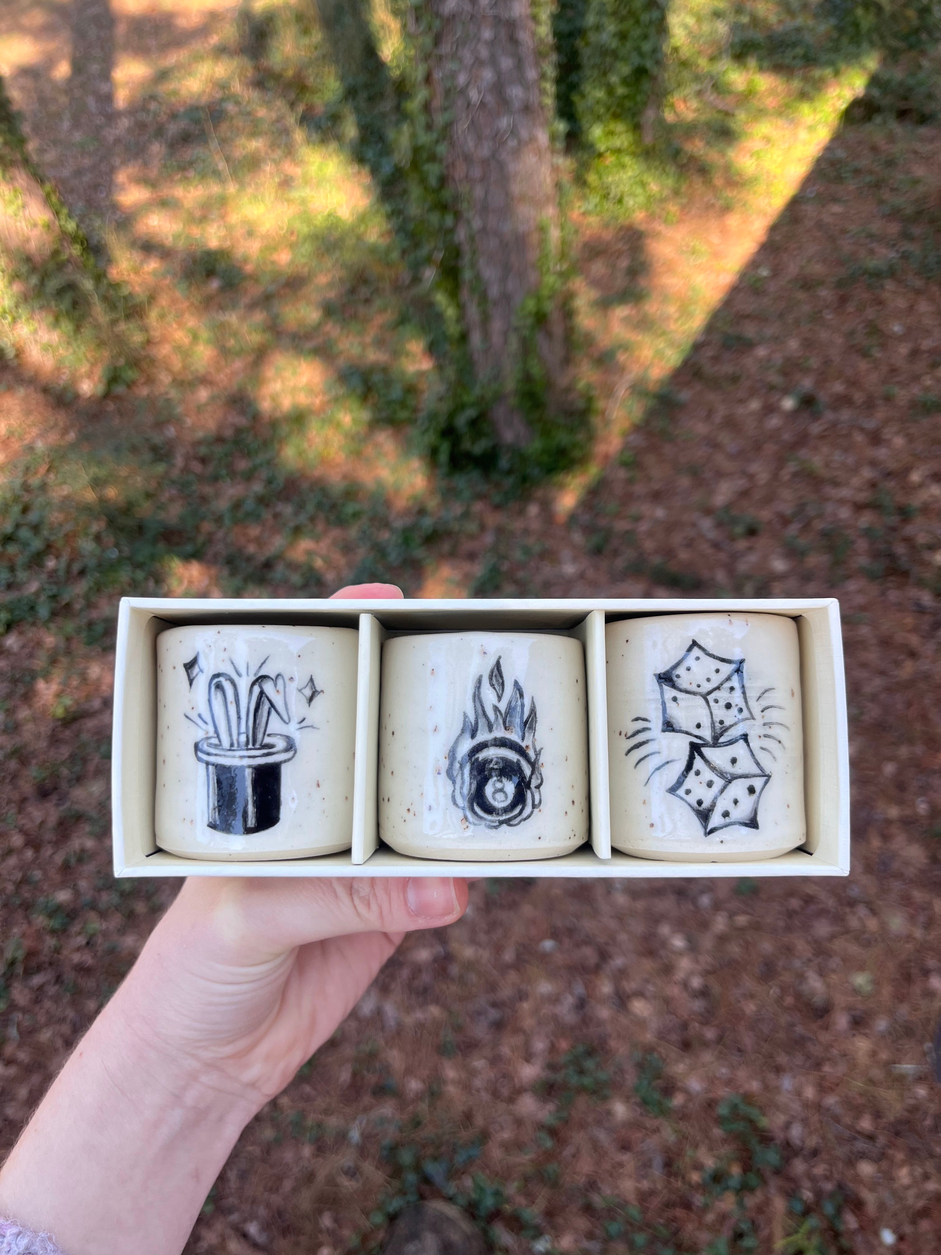 Tattoo Flash Shotglasses