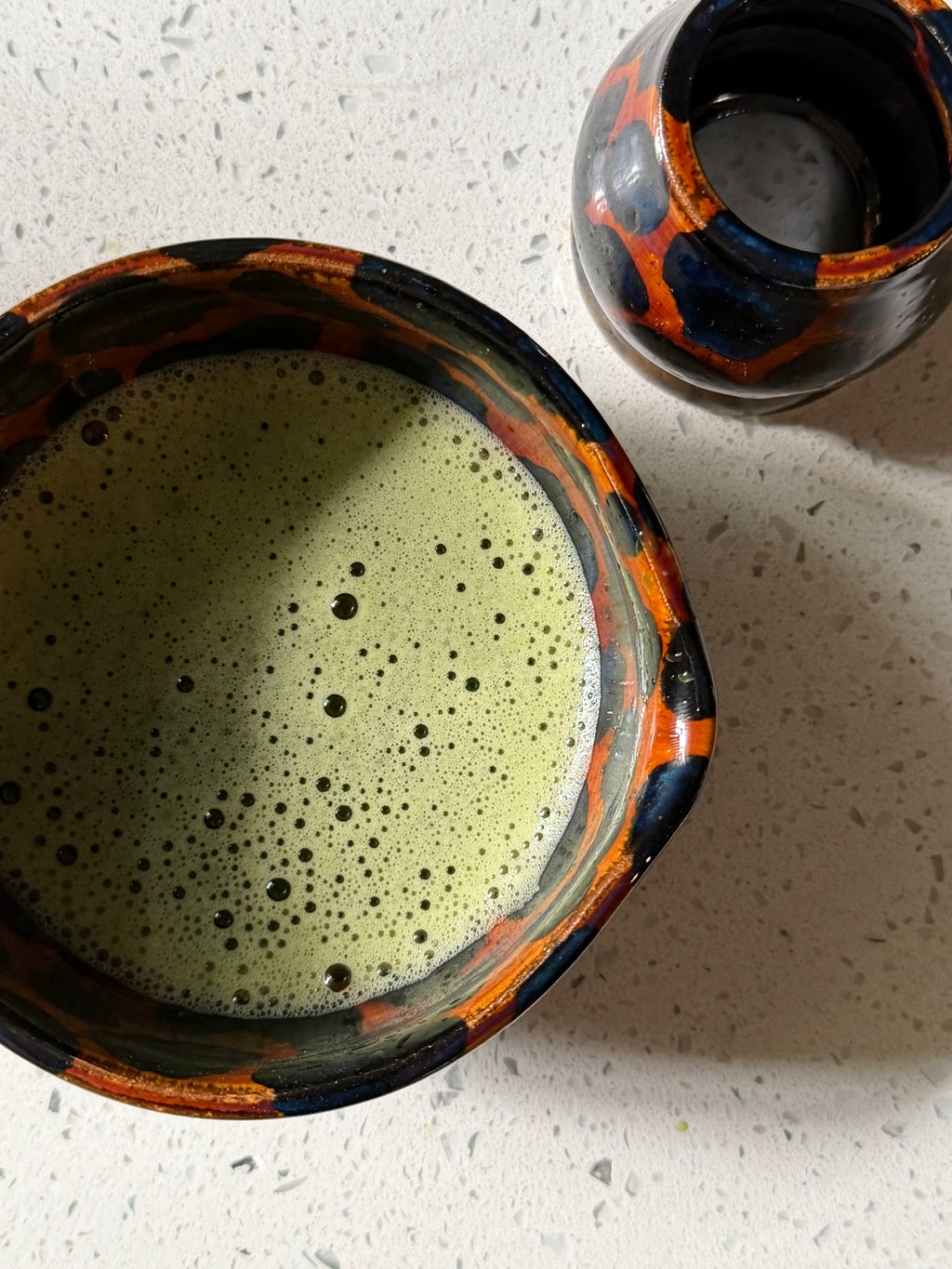 Tortise Matcha Bowl and Chasen Stand