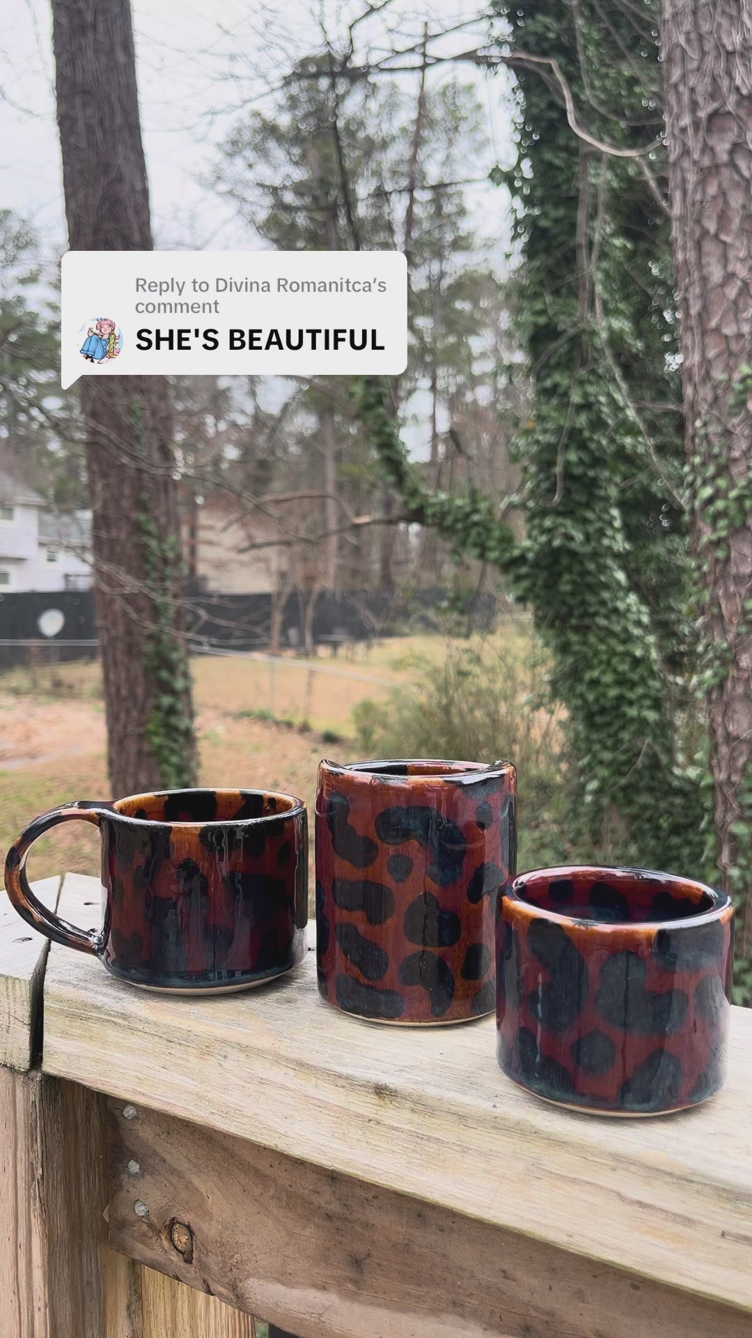 Tortise Shell Travel Mug